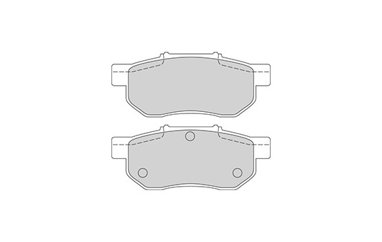 Kit de plaquettes de frein, frein à disque 36870 ABS, Image 2