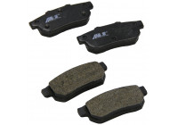 Kit de plaquettes de frein, frein à disque 36870 ABS