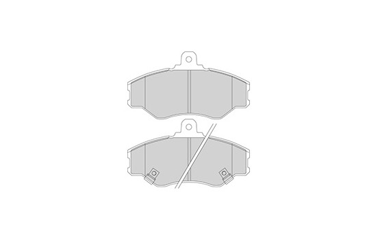 Kit de plaquettes de frein, frein à disque 36871 ABS, Image 2