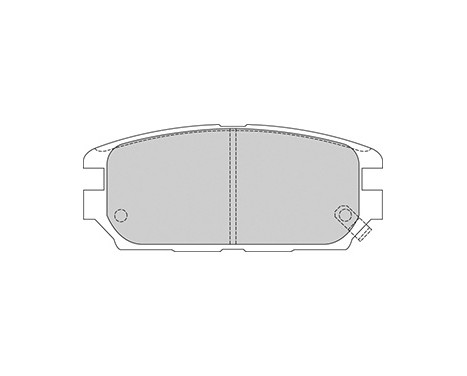 Kit de plaquettes de frein, frein à disque 36873 ABS, Image 3