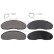 Kit de plaquettes de frein, frein à disque 36877 ABS, Vignette 3