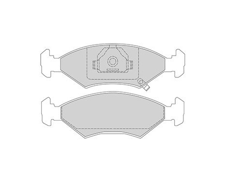 Kit de plaquettes de frein, frein à disque 36886 ABS, Image 2