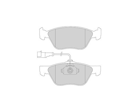 Kit de plaquettes de frein, frein à disque 36894 ABS, Image 3