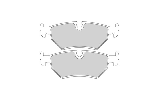Kit de plaquettes de frein, frein à disque 36900 ABS, Image 3
