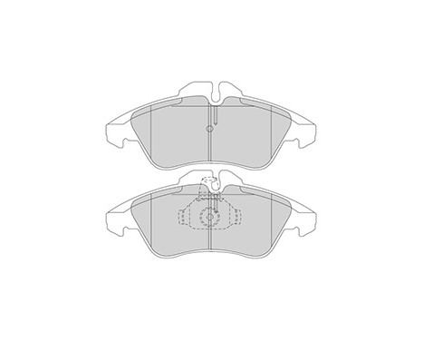 Kit de plaquettes de frein, frein à disque 36901 ABS, Image 3