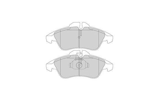 Kit de plaquettes de frein, frein à disque 36901 ABS, Image 3