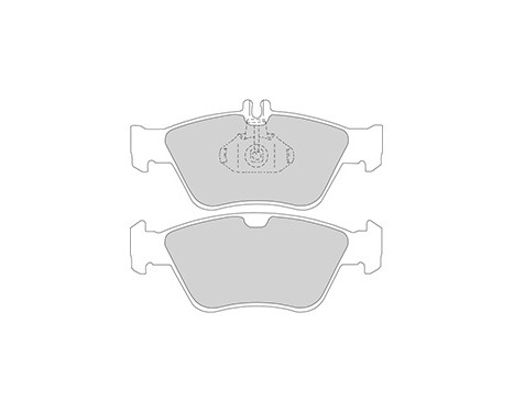 Kit de plaquettes de frein, frein à disque 36903 ABS, Image 3