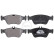 Kit de plaquettes de frein, frein à disque 36903 ABS, Vignette 4