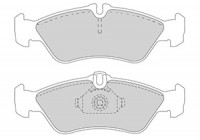 Kit de plaquettes de frein, frein à disque 36913 ABS