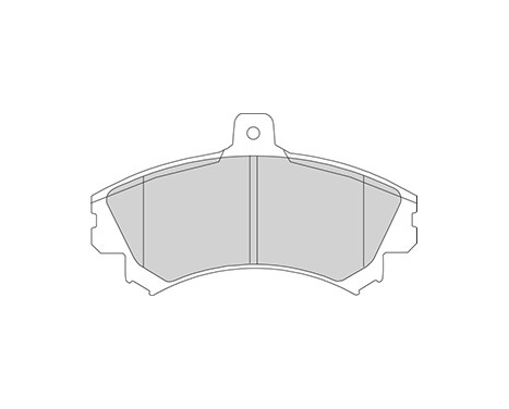 Kit de plaquettes de frein, frein à disque 36919 ABS, Image 3