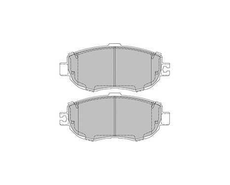 Kit de plaquettes de frein, frein à disque 36920 ABS, Image 2