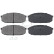 Kit de plaquettes de frein, frein à disque 36926 ABS, Vignette 4