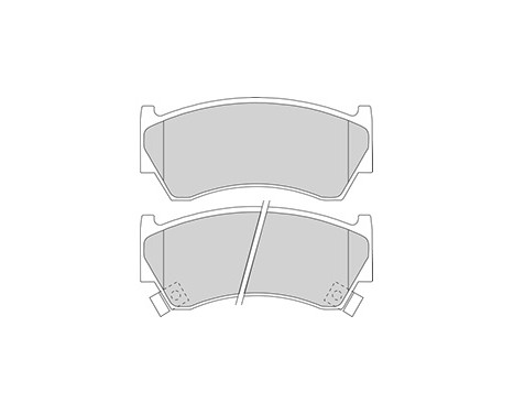 Kit de plaquettes de frein, frein à disque 36955 ABS, Image 2