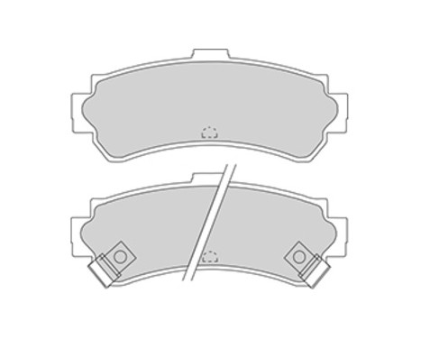 Kit de plaquettes de frein, frein à disque 36956 ABS, Image 2