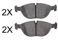 Kit de plaquettes de frein, frein à disque 36957 ABS