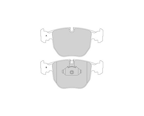 Kit de plaquettes de frein, frein à disque 36961 ABS, Image 3