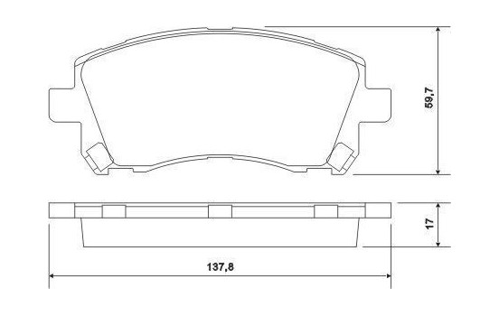 Kit de plaquettes de frein, frein à disque 36972 ABS, Image 2