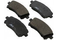 Kit de plaquettes de frein, frein à disque 36972 ABS