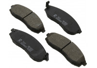 Kit de plaquettes de frein, frein à disque 36974 ABS