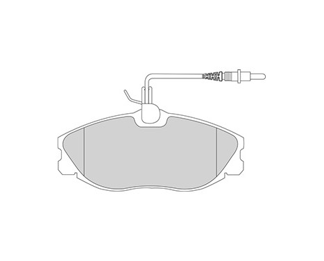 Kit de plaquettes de frein, frein à disque 36977 ABS, Image 3