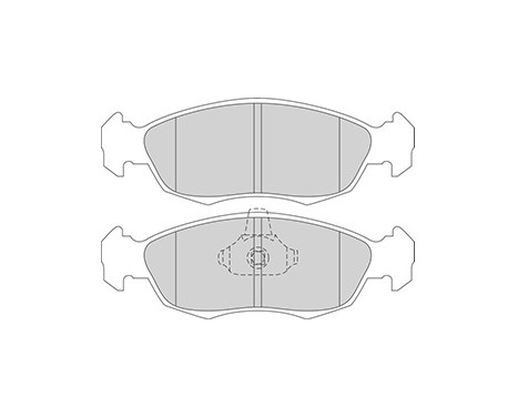 Kit de plaquettes de frein, frein à disque 36978 ABS, Image 3