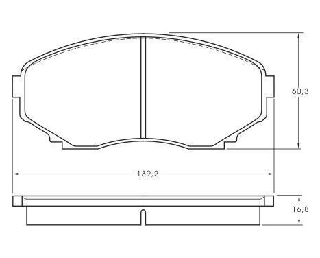 Kit de plaquettes de frein, frein à disque 36995 ABS, Image 2