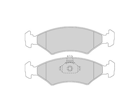 Kit de plaquettes de frein, frein à disque 36997 ABS, Image 3