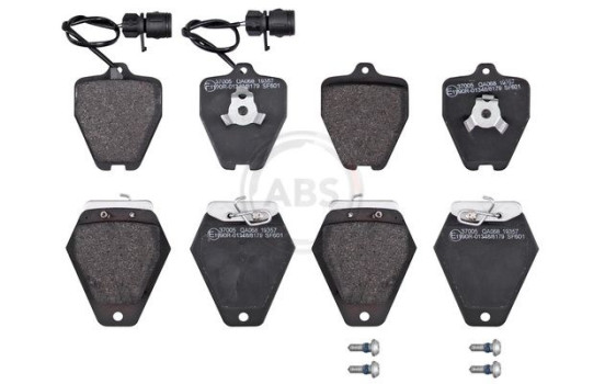 Kit de plaquettes de frein, frein à disque 37005 ABS, Image 2