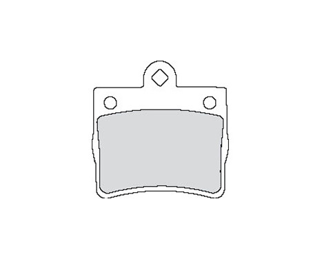 Kit de plaquettes de frein, frein à disque 37006 ABS, Image 3