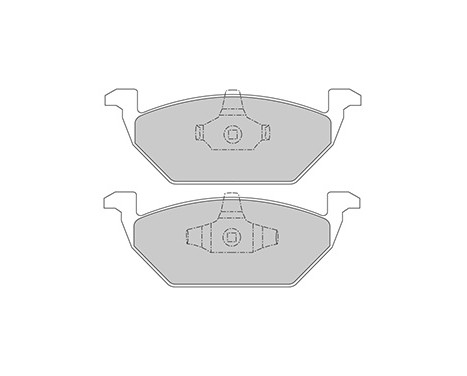 Kit de plaquettes de frein, frein à disque 37008 ABS, Image 3