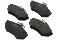 Kit de plaquettes de frein, frein à disque 37010 ABS