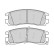 Kit de plaquettes de frein, frein à disque 37014 ABS, Vignette 3