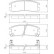 Kit de plaquettes de frein, frein à disque 37014 ABS, Vignette 2