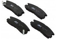 Kit de plaquettes de frein, frein à disque 37014 ABS