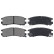 Kit de plaquettes de frein, frein à disque 37014 ABS, Vignette 4