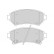 Kit de plaquettes de frein, frein à disque 37015 ABS, Vignette 3