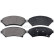 Kit de plaquettes de frein, frein à disque 37015 ABS, Vignette 4