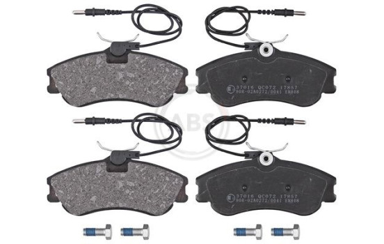 Kit de plaquettes de frein, frein à disque 37016 ABS, Image 4