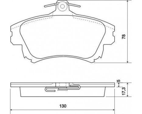 Kit de plaquettes de frein, frein à disque 37020 ABS, Image 2