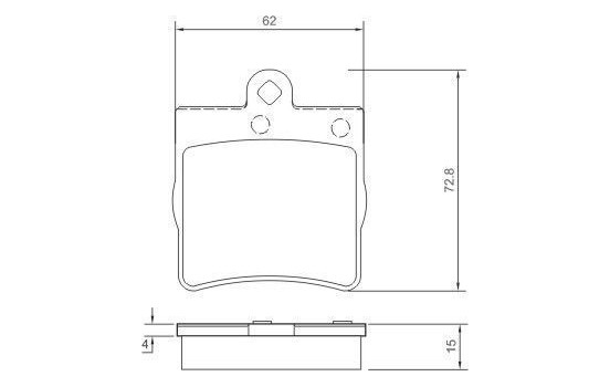 Kit de plaquettes de frein, frein à disque 37021 ABS, Image 2