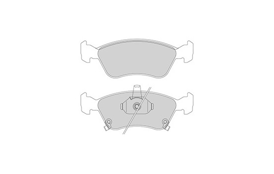 Kit de plaquettes de frein, frein à disque 37029 ABS, Image 2