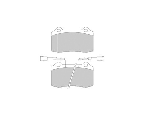 Kit de plaquettes de frein, frein à disque 37041 ABS, Image 3