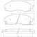 Kit de plaquettes de frein, frein à disque 37044 ABS, Vignette 3