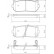 Kit de plaquettes de frein, frein à disque 37045 ABS, Vignette 3
