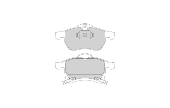 Kit de plaquettes de frein, frein à disque 37076 ABS, Image 3