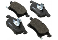 Kit de plaquettes de frein, frein à disque 37076 ABS