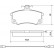 Kit de plaquettes de frein, frein à disque 37079 ABS, Vignette 2