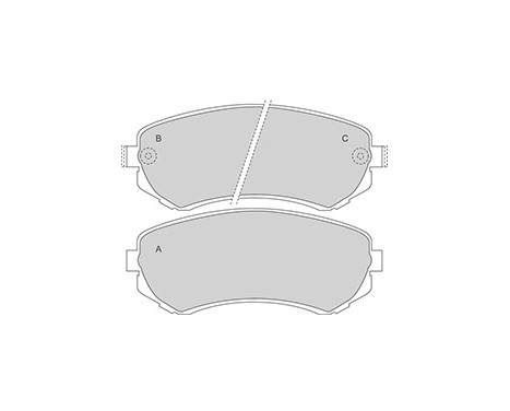 Kit de plaquettes de frein, frein à disque 37082 ABS, Image 3