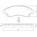 Kit de plaquettes de frein, frein à disque 37091 ABS, Vignette 2