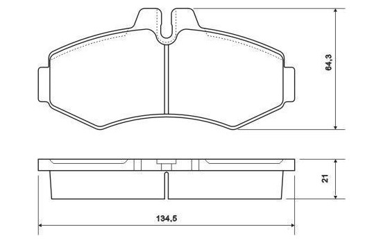 Kit de plaquettes de frein, frein à disque 37095 ABS, Image 2